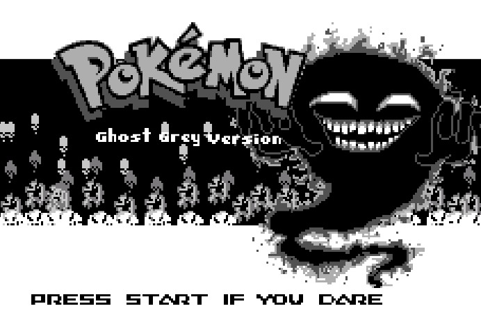 Pokémon Ghost Grey Version background